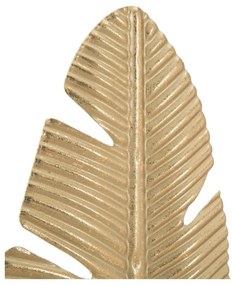Feather aranyszínű dekorációs gyertyatartó, magasság 34 cm - Mauro Ferretti