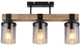 Globo 15555-3D -  Felületre szerelhető csillár LILA 3xE27/60W/230V