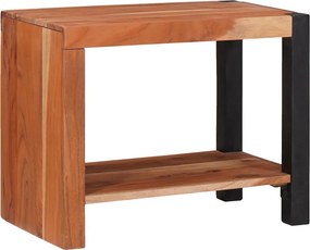 vidaXL Könyvespolc Barna 50 x 30 x 40 cm Tömör Akácfa