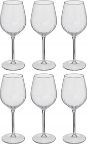 Borospoharak Üveg Szett 6 Db 380 ML 21,7 x 8,3 CM