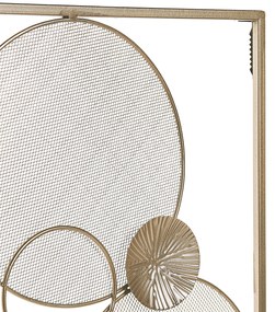 Fali Dekoráció Arany Színben TUNGSTEN Beliani