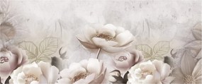 Kép - Rózsaszín bokrok (120x50 cm)