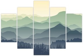 Kép - Forest Mountain (150x105 cm)