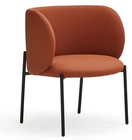 Narancssárga műbőr fotel Mogi - Teulat