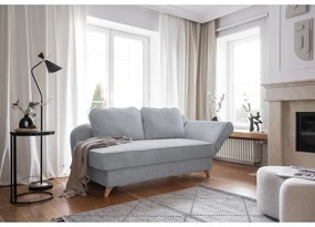 Világosszürke kordbársony heverő (jobb oldali) Chic Charlotte – Miuform