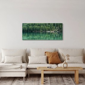 Kép - Tűlevelű a tónál (120x50 cm)