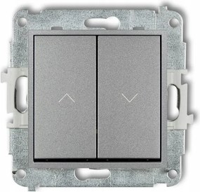 Ezüst redőnykapcsoló 7MWP-8 Mini Karlik