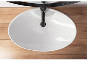 REA-U0160 - ROSA ráültethető mosdó 38,5x58,5 cm kerámia/fényes fehér