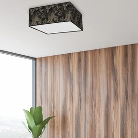 Mennyezeti lámpa SATINO 3xE27/60W/230V fekete/arany