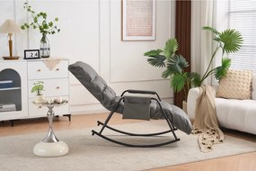 Hintaszék 5 fokozatban állítható,párnázott kivitelben, szürke