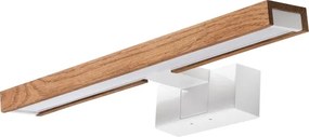 Brilagi - LED fürdőszobai tükörvilágítás 3 az 1-ben WOODY MIRROR LED/8W/230V IP44 fehér/tölgy cseresznye