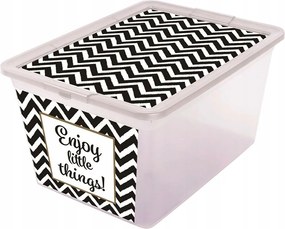 Tároló Doboz X Box Deco Cikk-cakk 30 L Branq