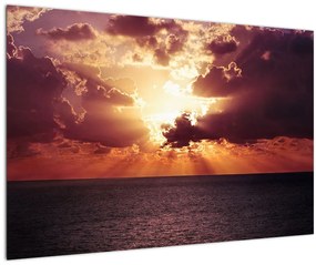A nap képe a felhők mögött (90x60 cm)