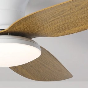 Brilagi-LED állítható mennyezeti ventilátor LED/30W/230V 3000-6500K fehér/barna+