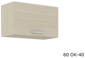 CHAMONIX 60 OK-40 felső konyhaszekrény, 60x40x31, tölgy ferrara/legno sötét