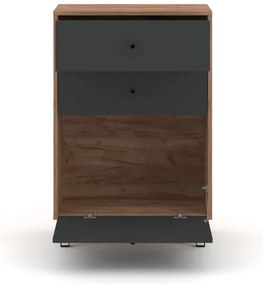 BILBAO BL18 Kisszekrény CRAFT TABACO Tölgy/GRAFIT Színben