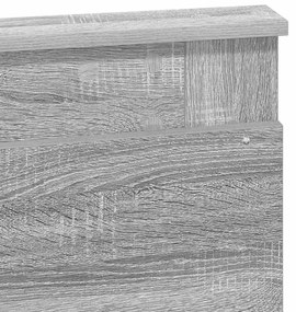 Fejtámla fejtámlával Szürke Sonoma 150 cm Faanyag