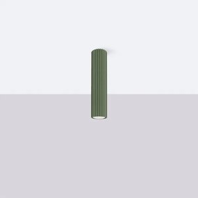 Sollux SL.1608 - Spotlámpa KARBON 1xGU10/10W/230V 30 cm zöld