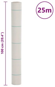 fehér PP talajtakaró membrán 1x25 m