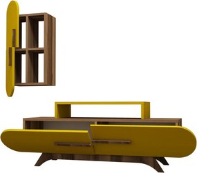 Rose S - Walnut, Yellow