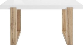 Fehér étkezőasztal 90x160 cm Solid – Støraa