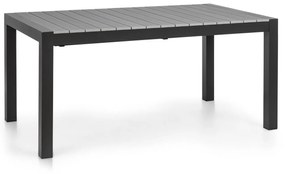 Menorca Expand, kerti asztal, 163 x 95 cm, alumínium, polywood, antracit
