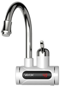 Átfolyós vízmelegítő LED kijelzővel 3000W/230V IPX4 fehér