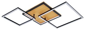 ITALUX PLF-82738-38W-WO NORIS Modern LED Mennyezeti Lámpa Fekete LED IP20