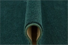 Puha Szőnyeg Sötét Üvegzöld Hálószobába Amazing 150x300 cm