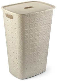 Curver Mosodai kosár LAUNDRY HAMPER 56L, bézs színű