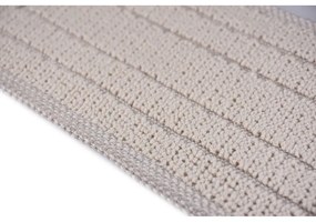 Krémszínű pamut lépcsőszőnyeg szett 16 db-os 25x65 cm Tablo Krem – Vitaus