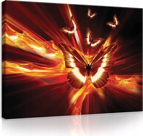 VĂĄszonkĂ©p 60x40 PillangĂłk tƱz energia mozgĂĄs repĂŒlĂ©s transzformĂĄciĂł fĂ©ny hĆ