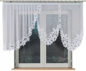 Mg Jacquard Függöny Hedvig Fehér 300x120cm Kész Bt