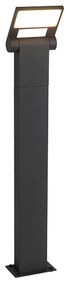 Modern kültéri oszlop lámpa antracit 60 cm LED-del IP54 - Zane