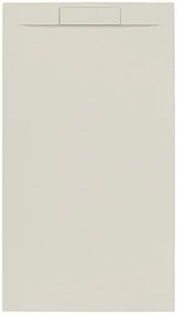 Zuhanytálca négyszögletes SAT Fusion 100x80 cm öntött márvány beige SATFU10080BE