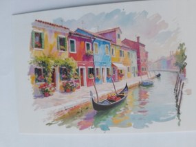 Grafika Keret Olaszország Velence 19