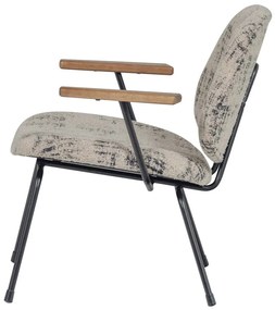 Bézs zsenília fotel Aure – WOOOD