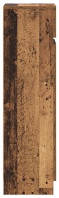Cipőszekrény Régi Fa 100.5x28x100 cm Műszaki Fa