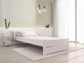 Ágy IKAROS DOUBLE 80 x 200 cm, fehér Ágyrács: Ágyrács nélkül, Matrac: Deluxe 10 cm matrac