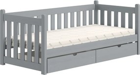 Swen gyerekágy 80x180 cm fiókokkal - szürke