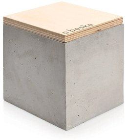 Beton lámpás 13x13 cm szürke