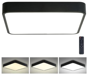 Brilagi Brilagi -LED Dimmelhető lámpa POOL LED/48W/230V 3000-6000K 50x50 cm fekete  + távirányító BG0830