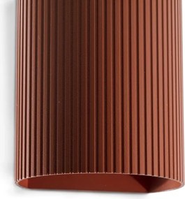 FARO 40529 - Fali lámpa SOLE 1xGU10/8W/230V tégla csipkézett kerek