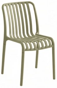 Műanyag szék TREGO, zöld