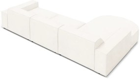 Bézs buklé szövet sarokkanapé (bal oldali) Jodie – Micadoni Home