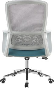 Irodai szék, szürke/kék, FOSTER TYP 2