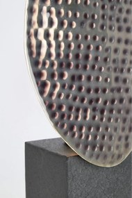 Antracitszürke fém asztali lámpa fém búrával (magasság 46 cm) Neev – Bizzotto