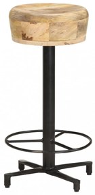 vidaXL 2 db tömör mangófa bárszék 66 cm