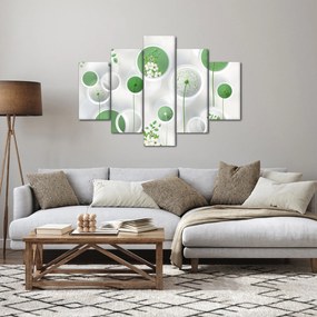Kép - Virágok körben (150x105 cm)