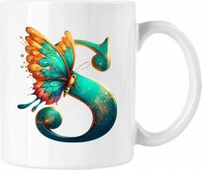 Bögre Betű Pillangó Név Színes 7 Fehér 330ml